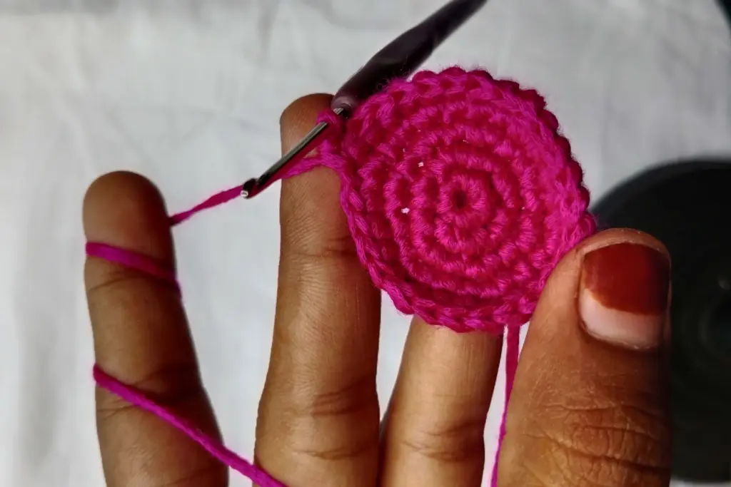 Tulip Crochet Keychain- Step by Step Guide for Beginners