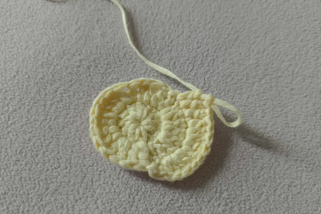 Crochet Apple Keychain