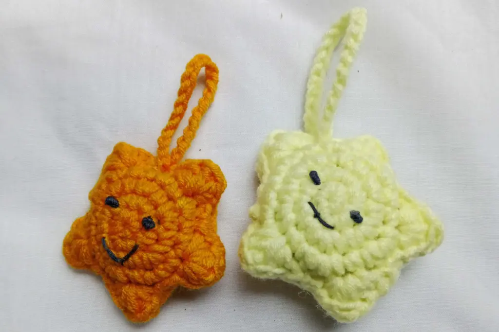 Crochet Star Keychain Tutorial for Beginners