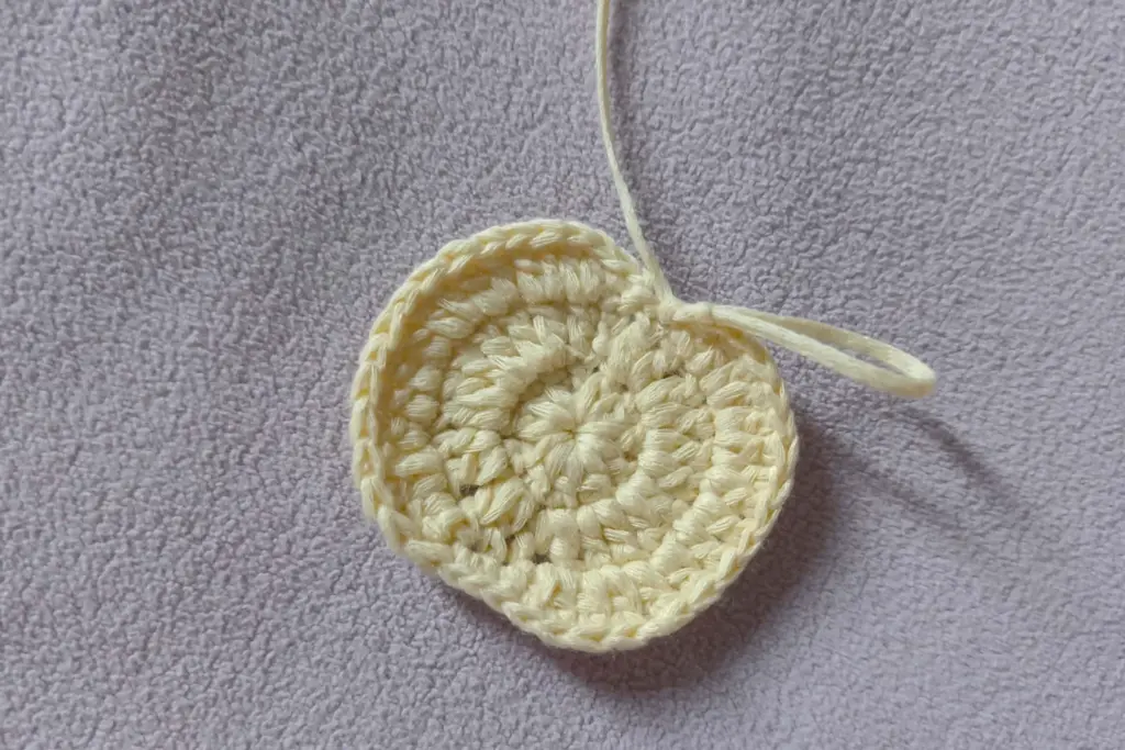 Crochet Apple Keychain