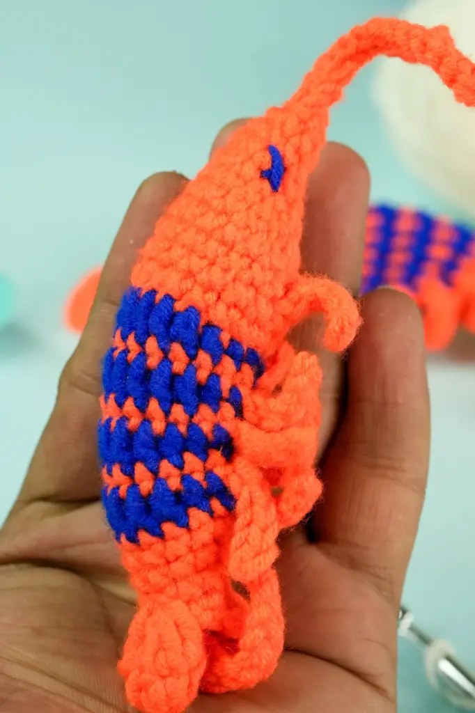 Crochet Shrimp Pair