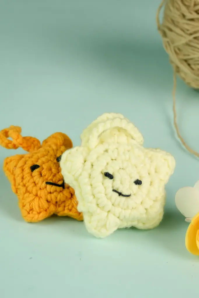 Crochet Star Keychain Tutorial for Beginners