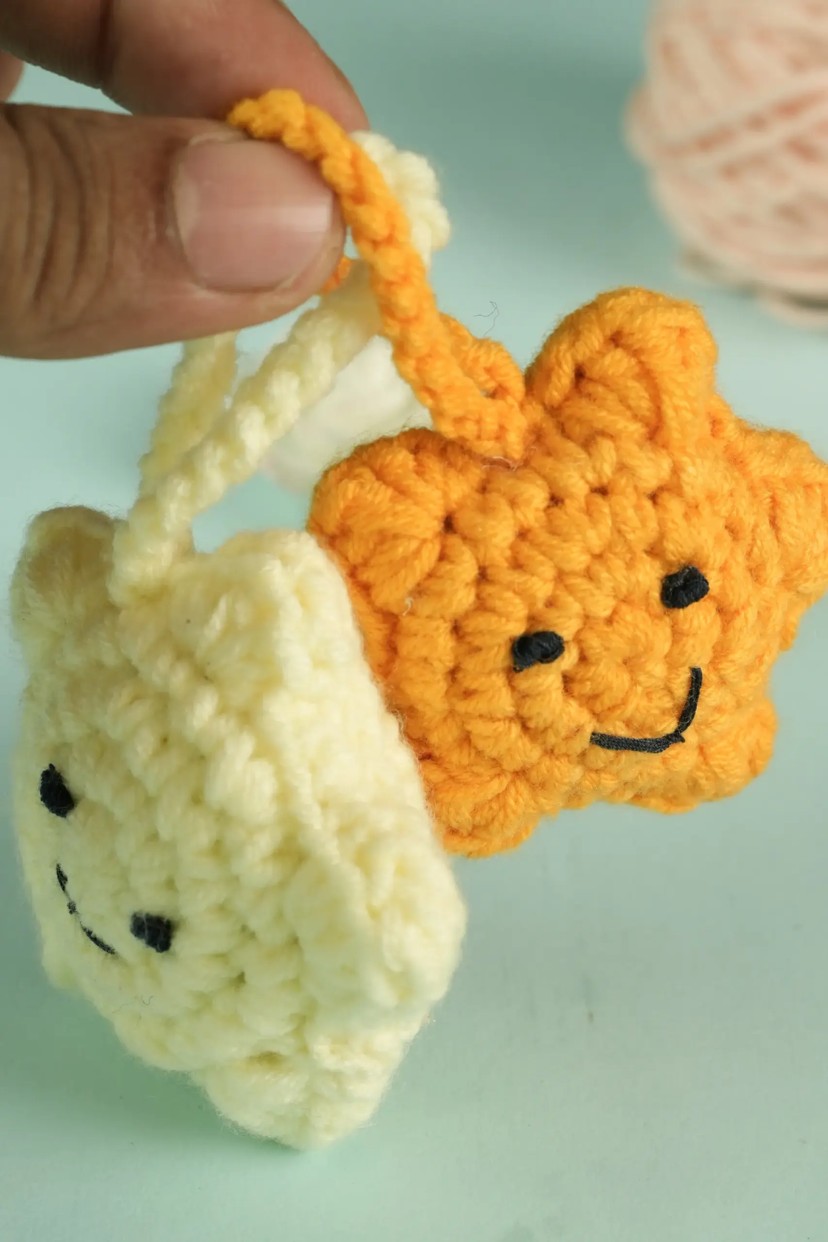 Crochet Star Keychain Tutorial for Beginners