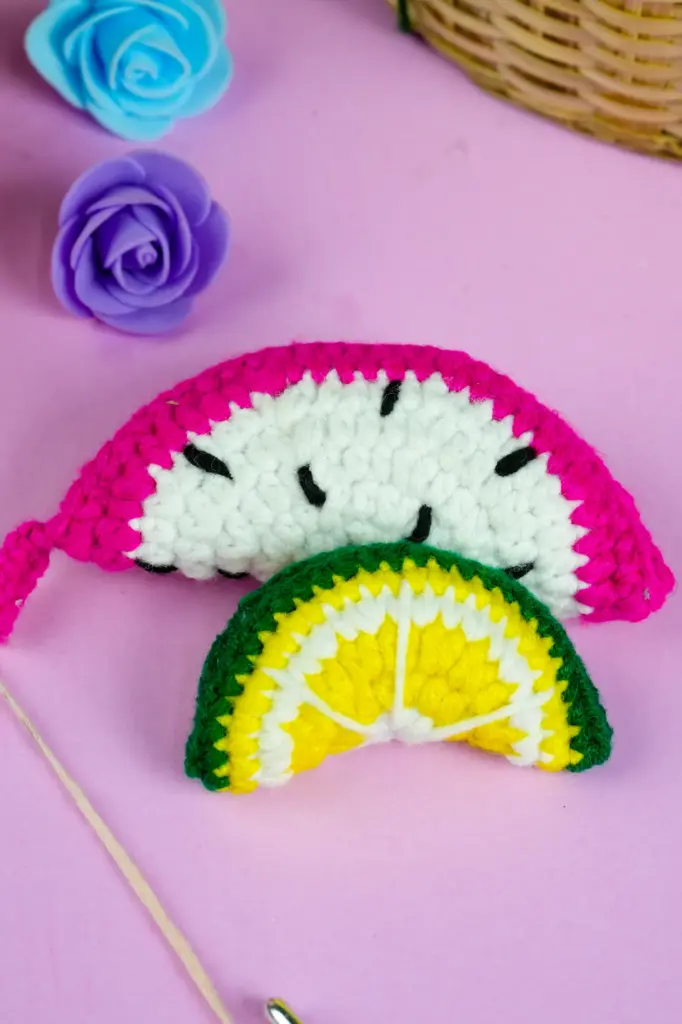 Amigurumi Watermelon Fruit Slice