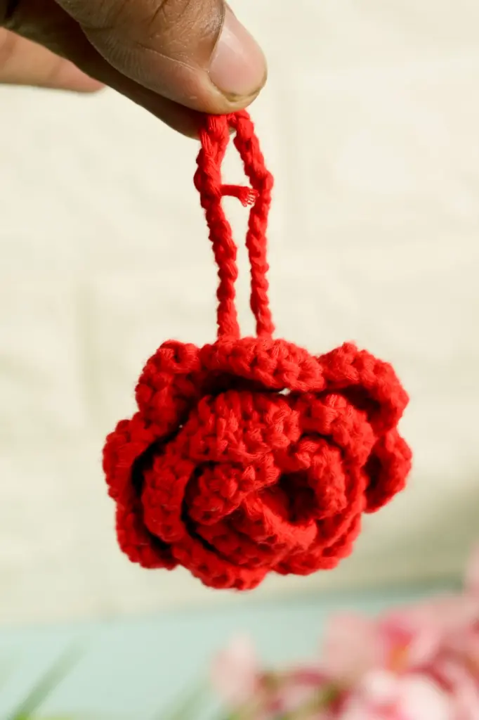 Free Crochet Rose Pattern Step by Step