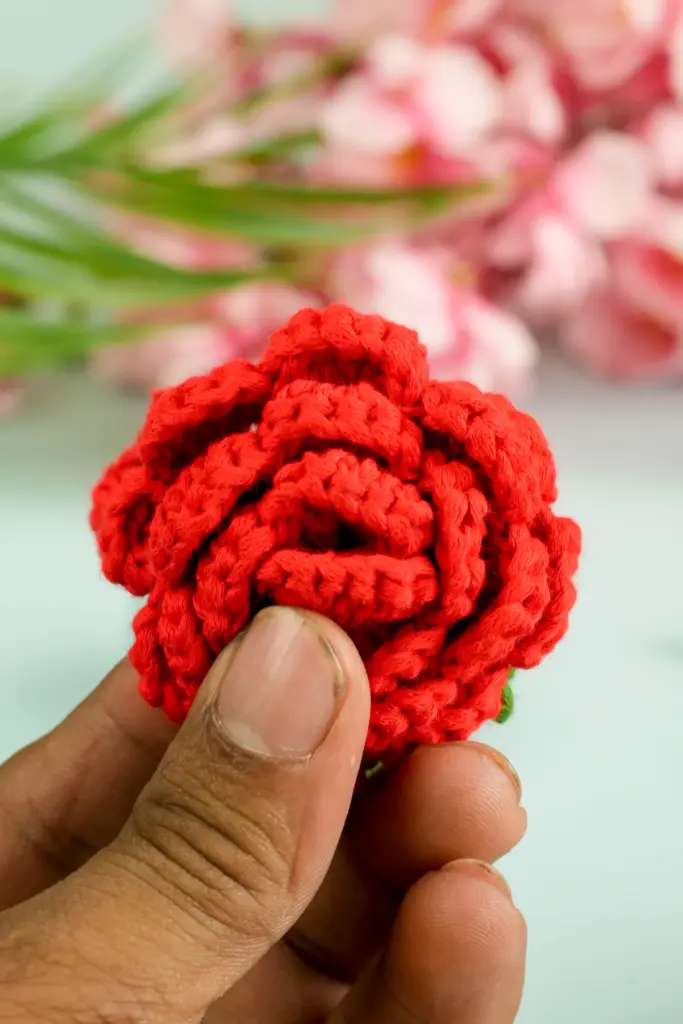 Free Crochet Rose Pattern Step by Step