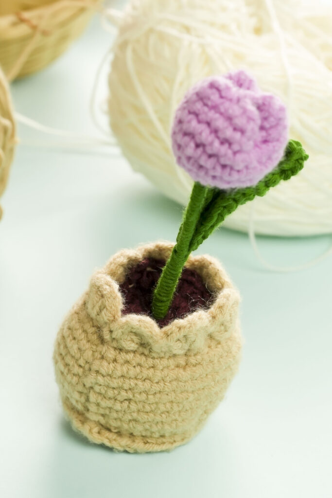 Free Crochet Tulip Pattern for Beginners