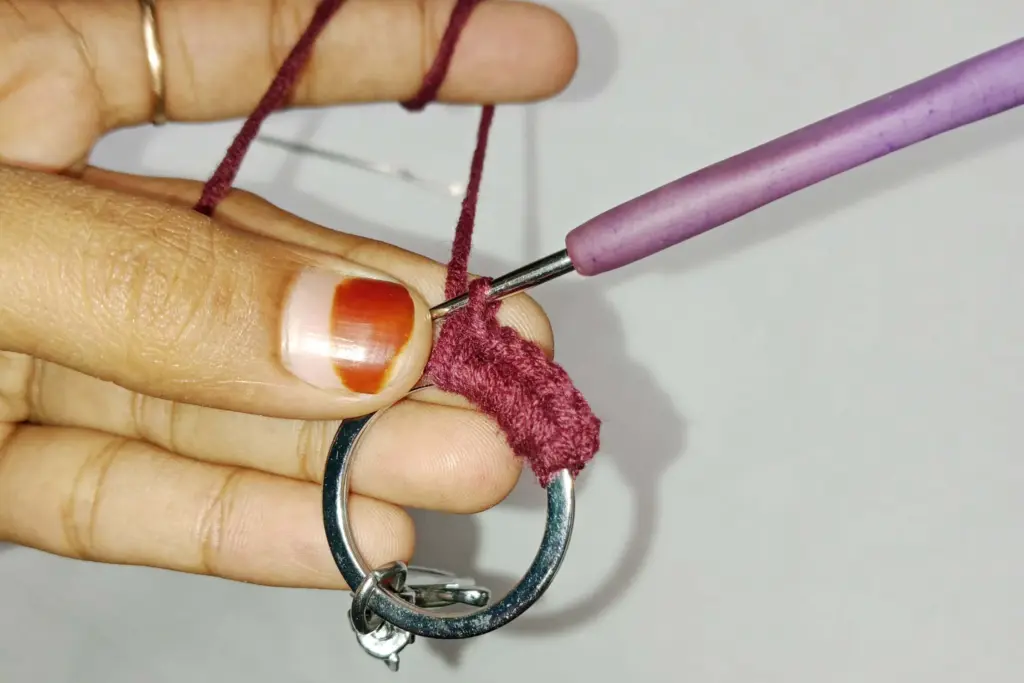 Beginning the Wristlet Strap