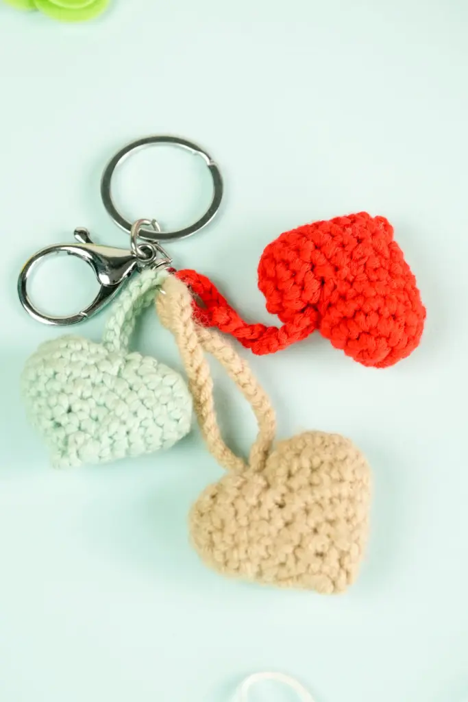 Crochet Love Keychain