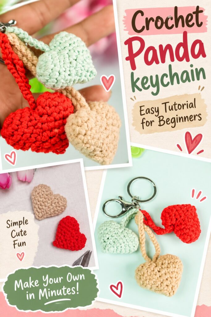 Crochet Love Keychain