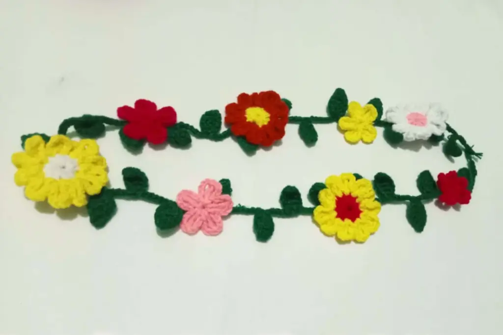Crochet tiara