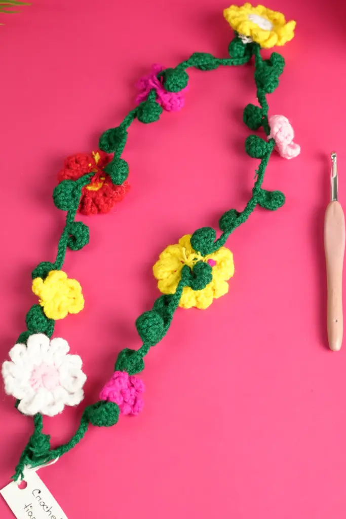 Crochet tiara