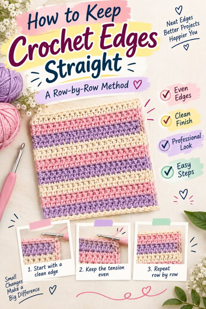 How to Keep Crochet Edges Straight: A Row-by-Row Method How to Keep Crochet Edges Straight: A Row-by-Row Method