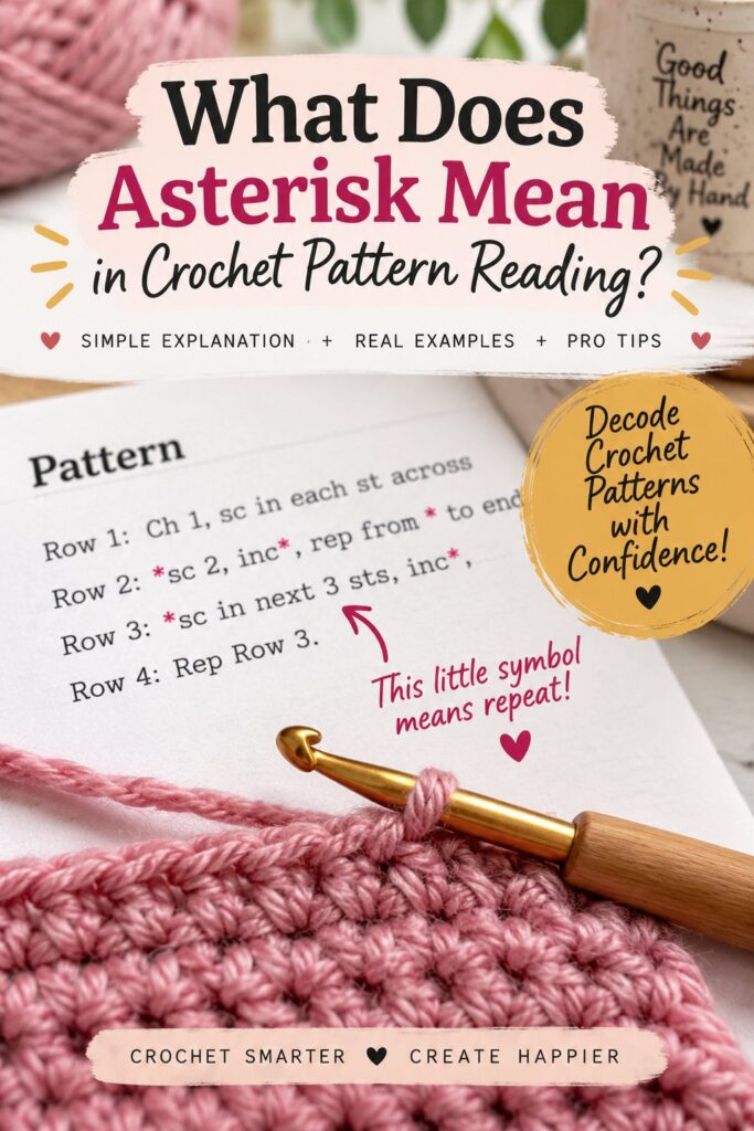 What Does Asterisk Mean in Crochet Pattern Reading What Does Asterisk Mean in Crochet Pattern Reading