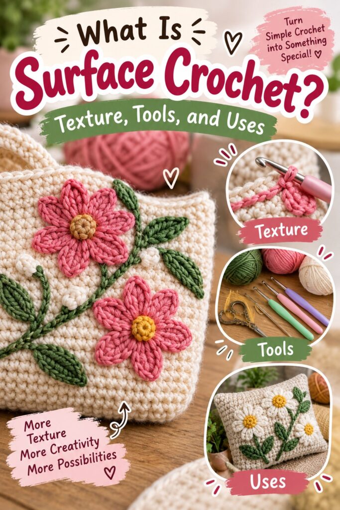 What Is Surface Crochet? Texture, Tools, and Uses What Is Surface Crochet? Texture, Tools, and Uses