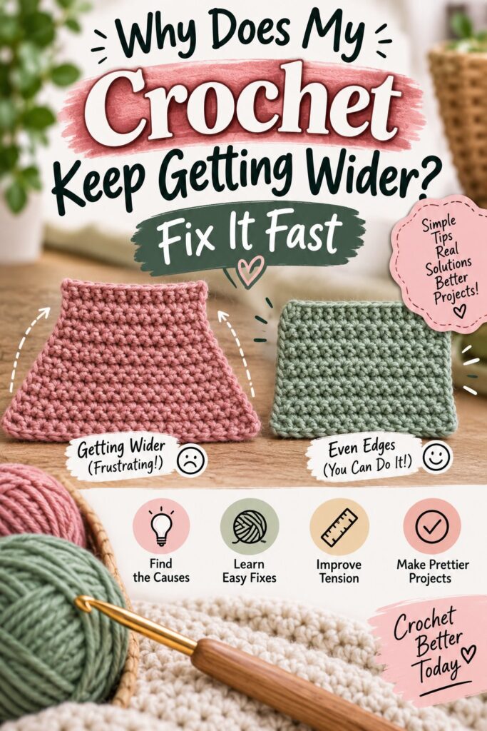 Why Does My Crochet Keep Getting Wider? Fix It Fast Why Does My Crochet Keep Getting Wider? Fix It Fast