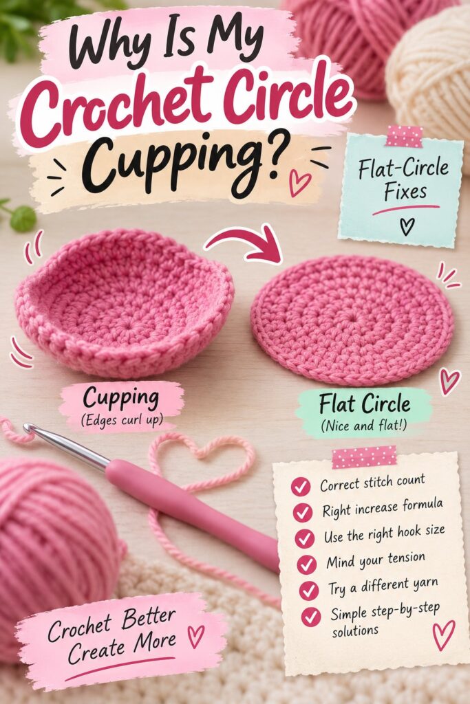 Why Is My Crochet Circle Cupping: Flat-Circle Fixes Why Is My Crochet Circle Cupping: Flat-Circle Fixes