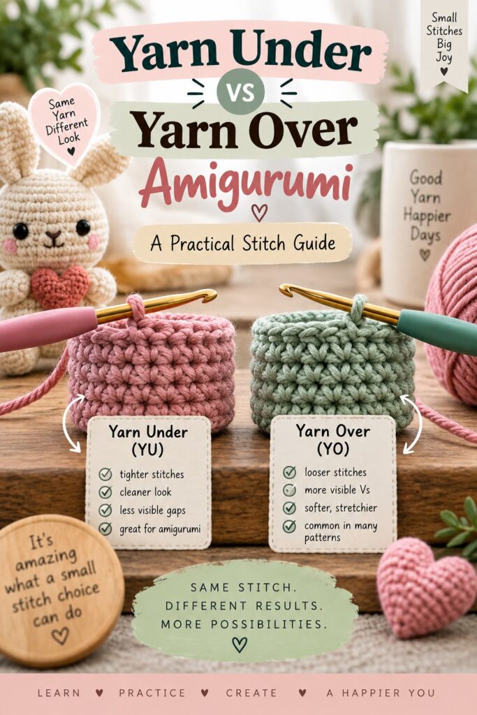 Yarn Under vs Yarn Over Amigurumi: A Practical Stitch Guide Yarn Under vs Yarn Over Amigurumi: A Practical Stitch Guide