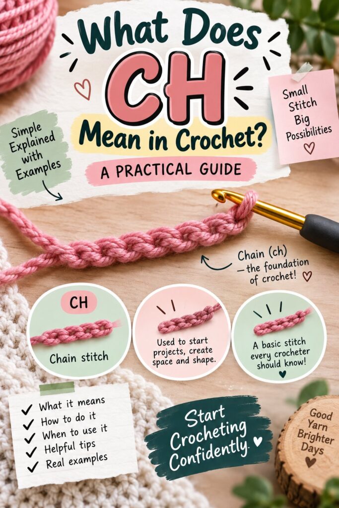 What Does CH Mean in Crochet? A Practical Guide What Does CH Mean in Crochet? A Practical Guide