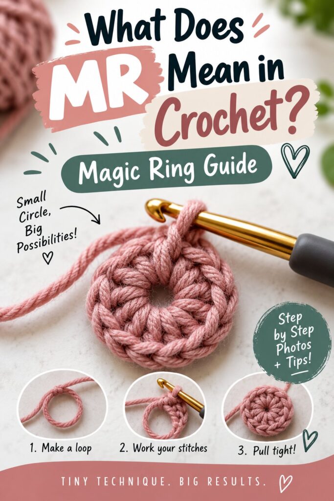 What Does MR Mean in Crochet? Magic Ring Guide What Does MR Mean in Crochet? Magic Ring Guide