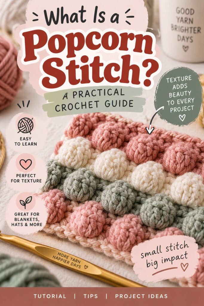 What Is a Popcorn Stitch? A Practical Crochet Guide What Is a Popcorn Stitch? A Practical Crochet Guide