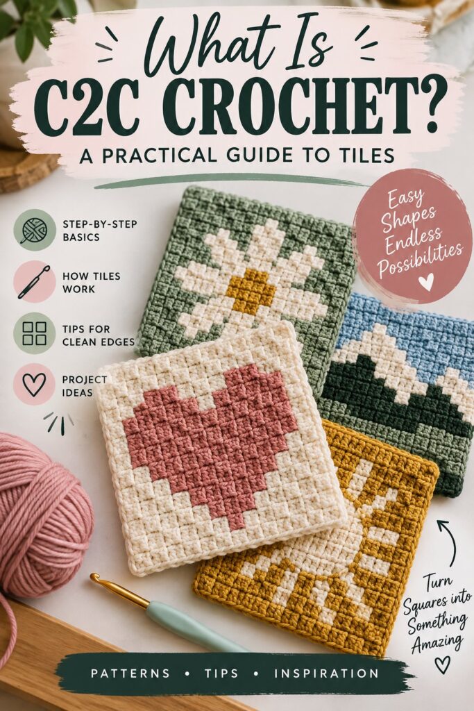 What Is C2C Crochet? A Practical Guide to Tiles What Is C2C Crochet? A Practical Guide to Tiles