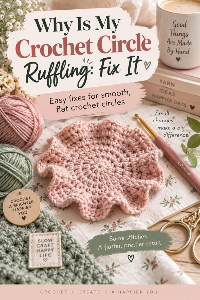 Why Is My Crochet Circle Ruffling: Fix It